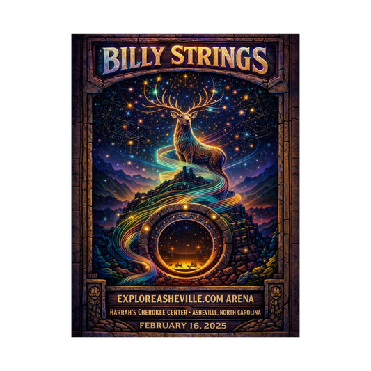 Billy Strings | 2/16/25 | Asheville, NC | Concert Poster  | N5