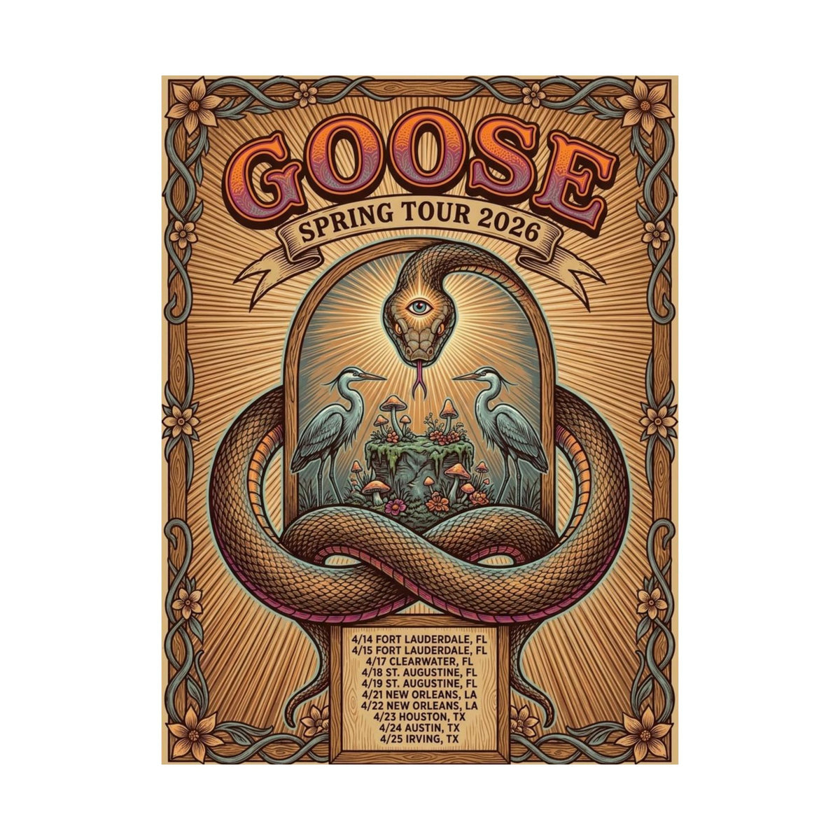 Goose | Spring Tour 2026 | Tour Poster V1