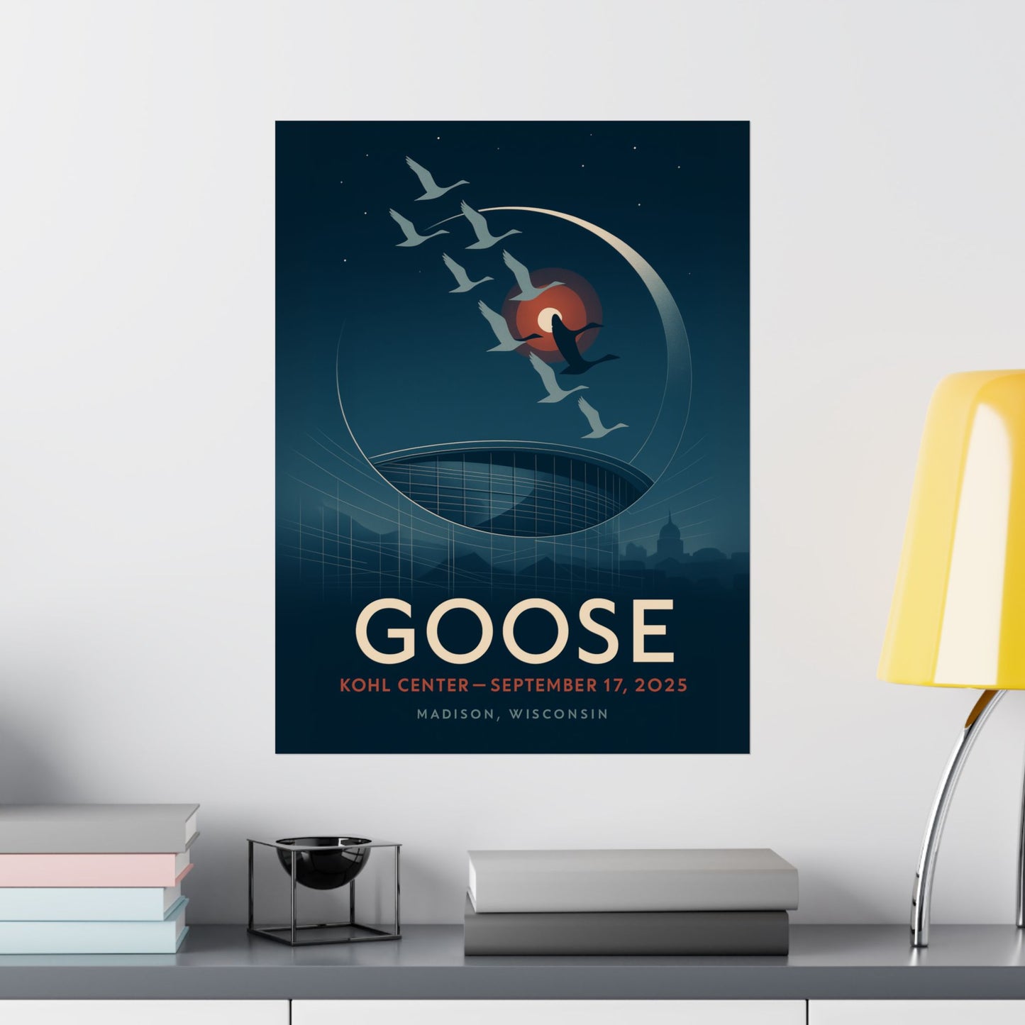 Goose Kohl Center Madison WI | September 17, 2025 | Limited Edition Fan-Made Concert Poster Version 1