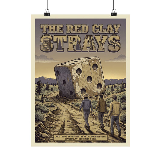 The Red Clay Strays | September 4, 2026 | Stateline, NV | Concert Poster
