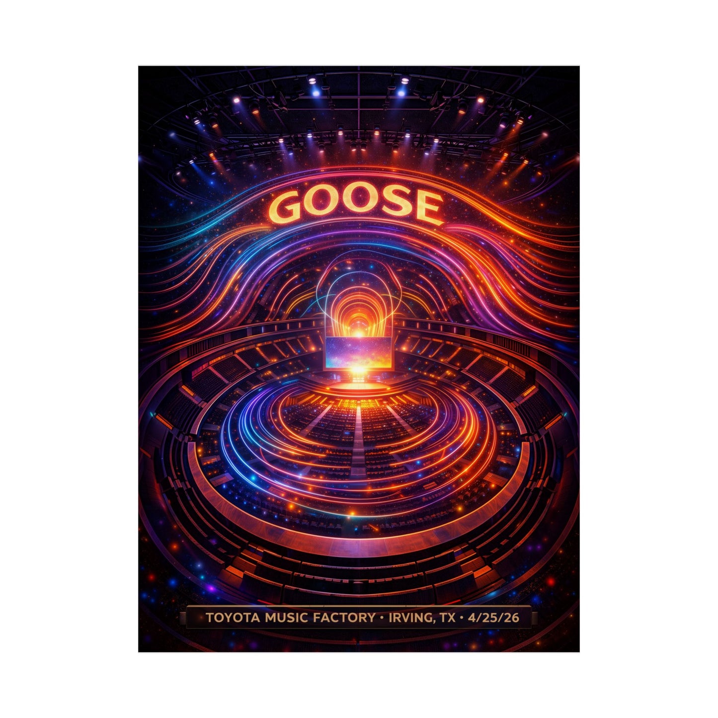 Goose  | 4/25/26 | Irving, TX | Concert Poster  | V2