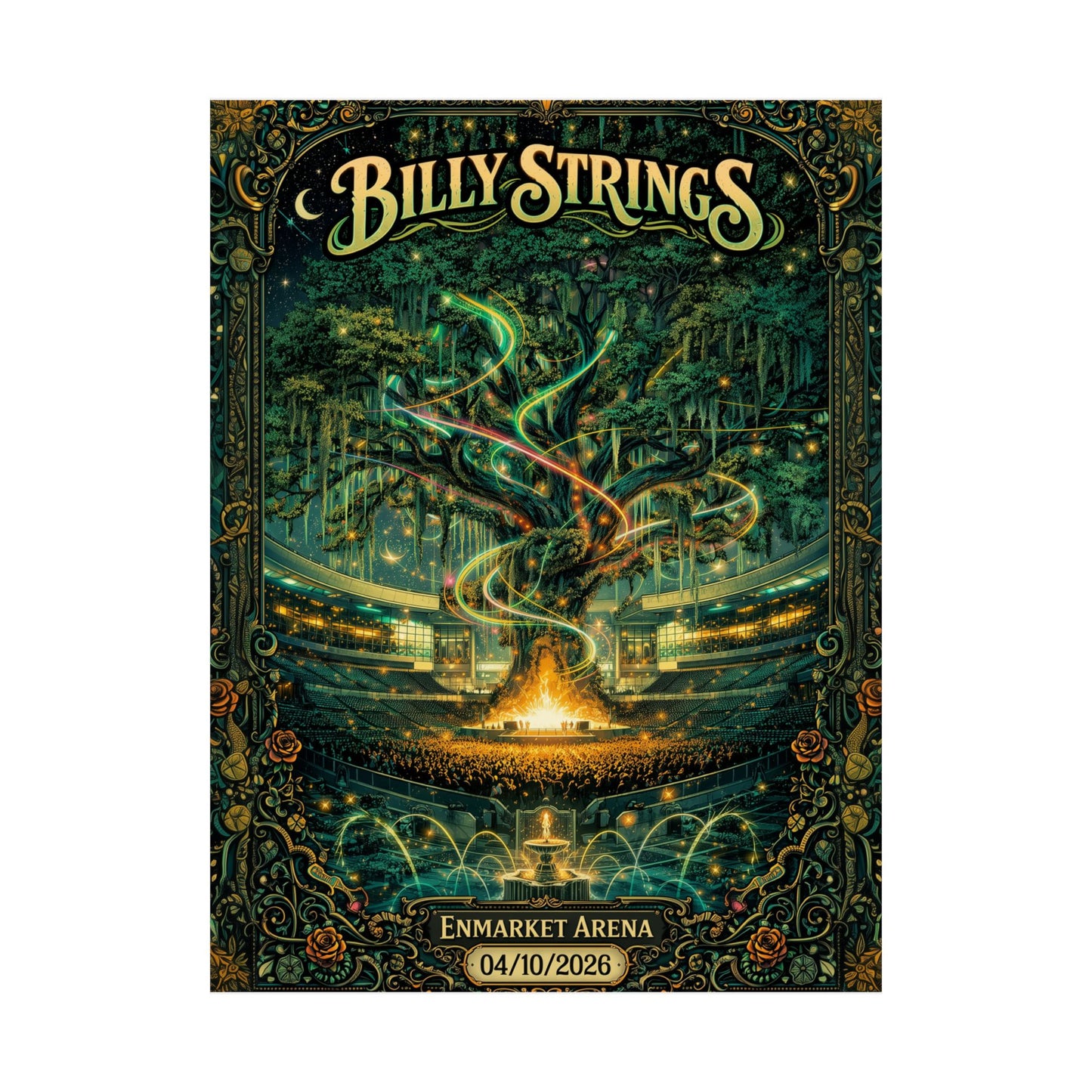 Billy Strings | 04/10/2026 | Savannah, GA | Concert Poster  | N1
