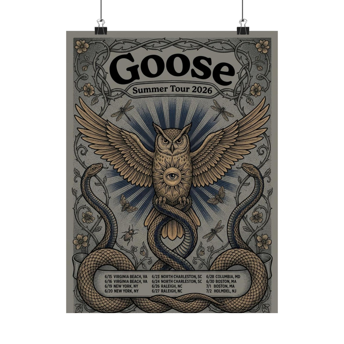 Goose | Summer Tour 2026 | Tour Poster