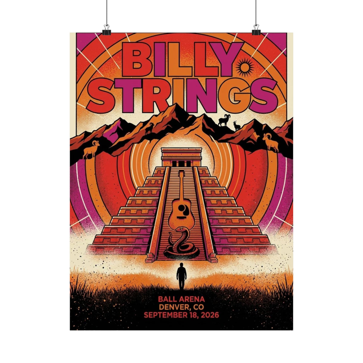 Billy Strings | September 18, 2026 | Denver, CO | Concert Poster