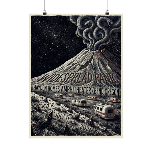 Widespread Panic | 07/10/26–07/11/26 | Bend, OR | Concert Poster