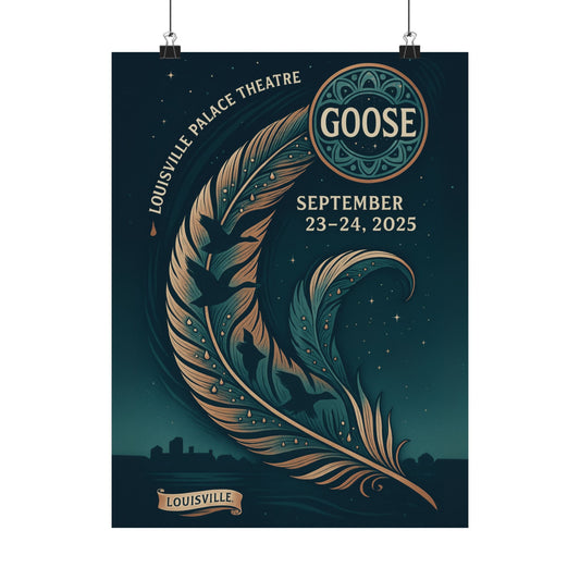 Goose Louisville Palace Theatre | September 23-24, 2025 | Concert Print | Version 2