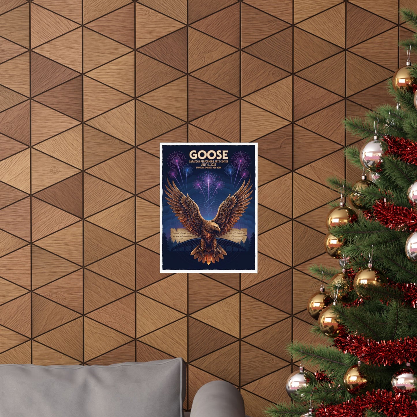 Goose  | 07/04/26 | Saratoga Springs, NY | Concert Poster  | N2