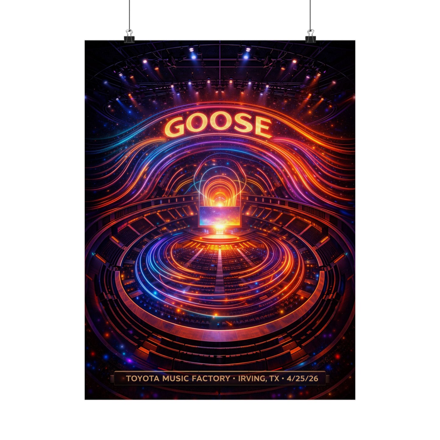 Goose  | 4/25/26 | Irving, TX | Concert Poster  | V2