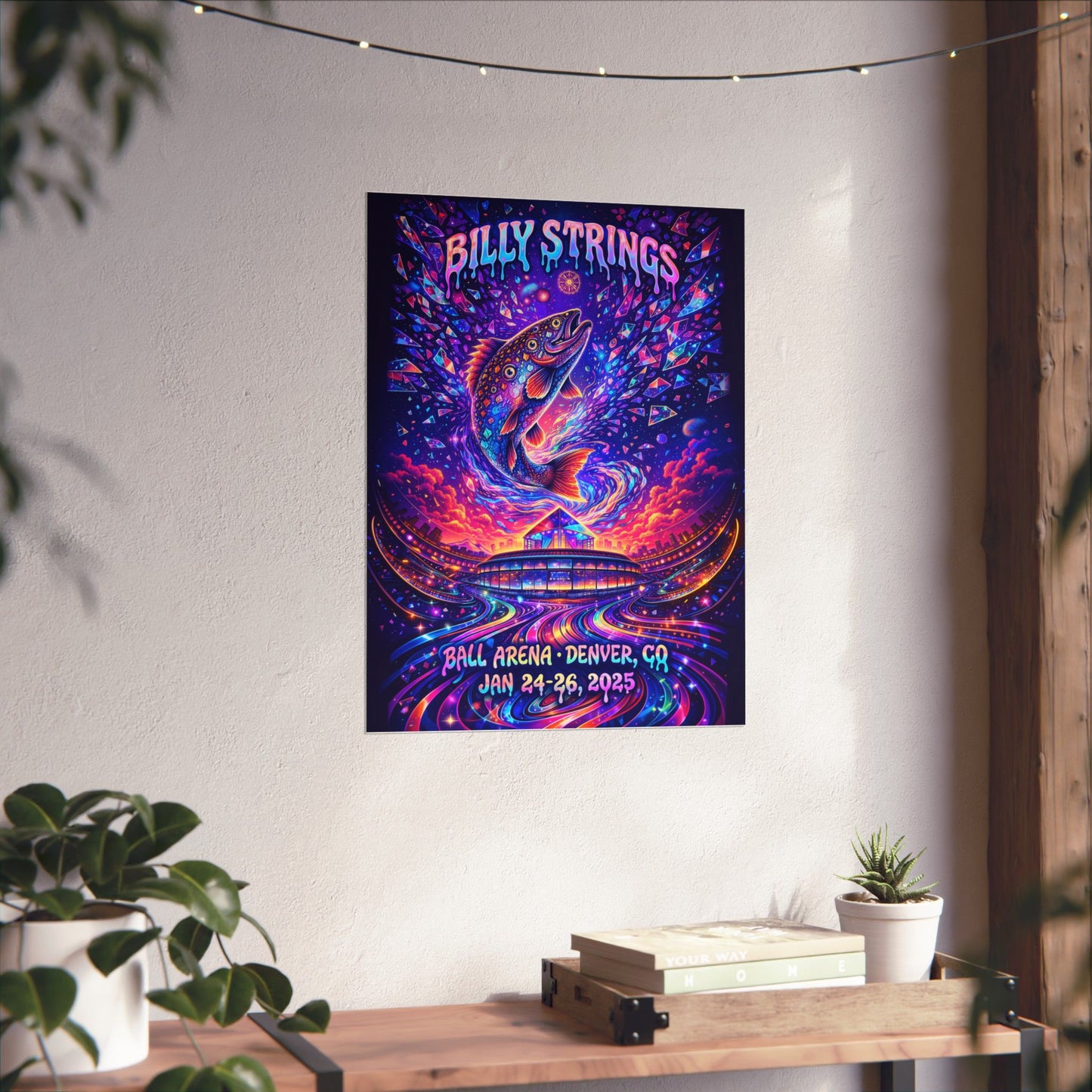 Billy Strings | 1/24/25 - 1/26/25 | Denver, CO | Concert Poster  | V2