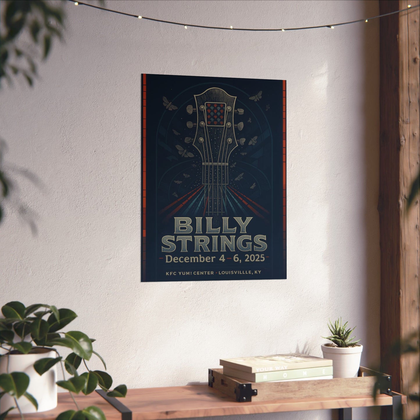 Billy Strings Louisville| December 4-6, 2025 | KFC Yum! Center |Concert Print | Variant 1