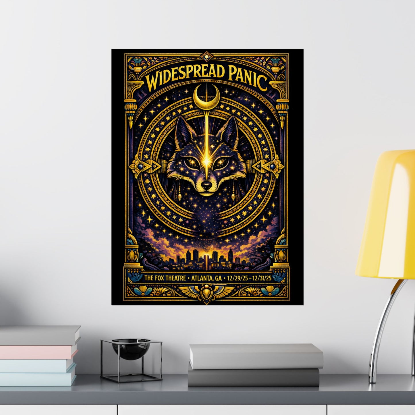 Widespread Panic | 12/29/25-12/31/25 | Atlanta, GA | Concert Poster  | V3
