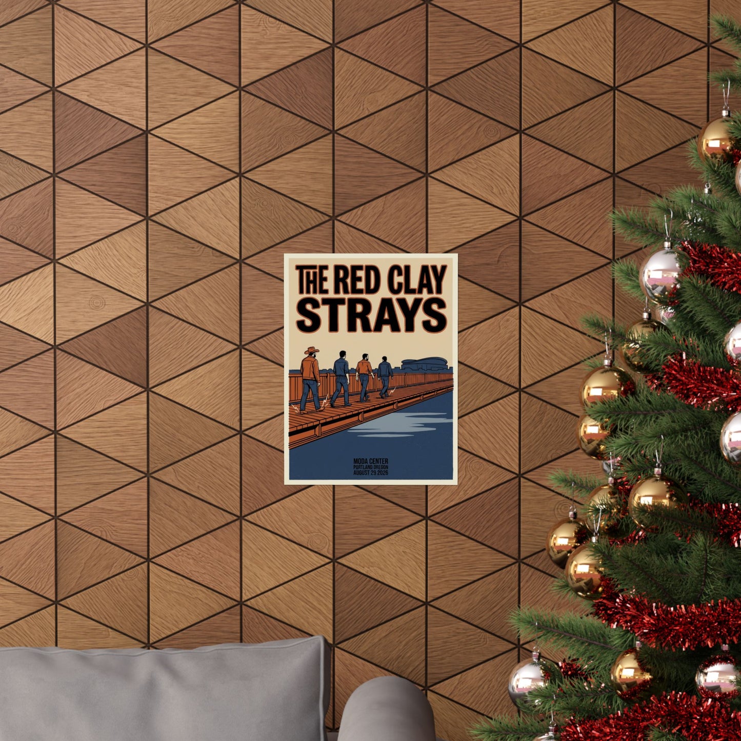 The Red Clay Strays | August 29, 2026 | Portland, OR | Concert Poster