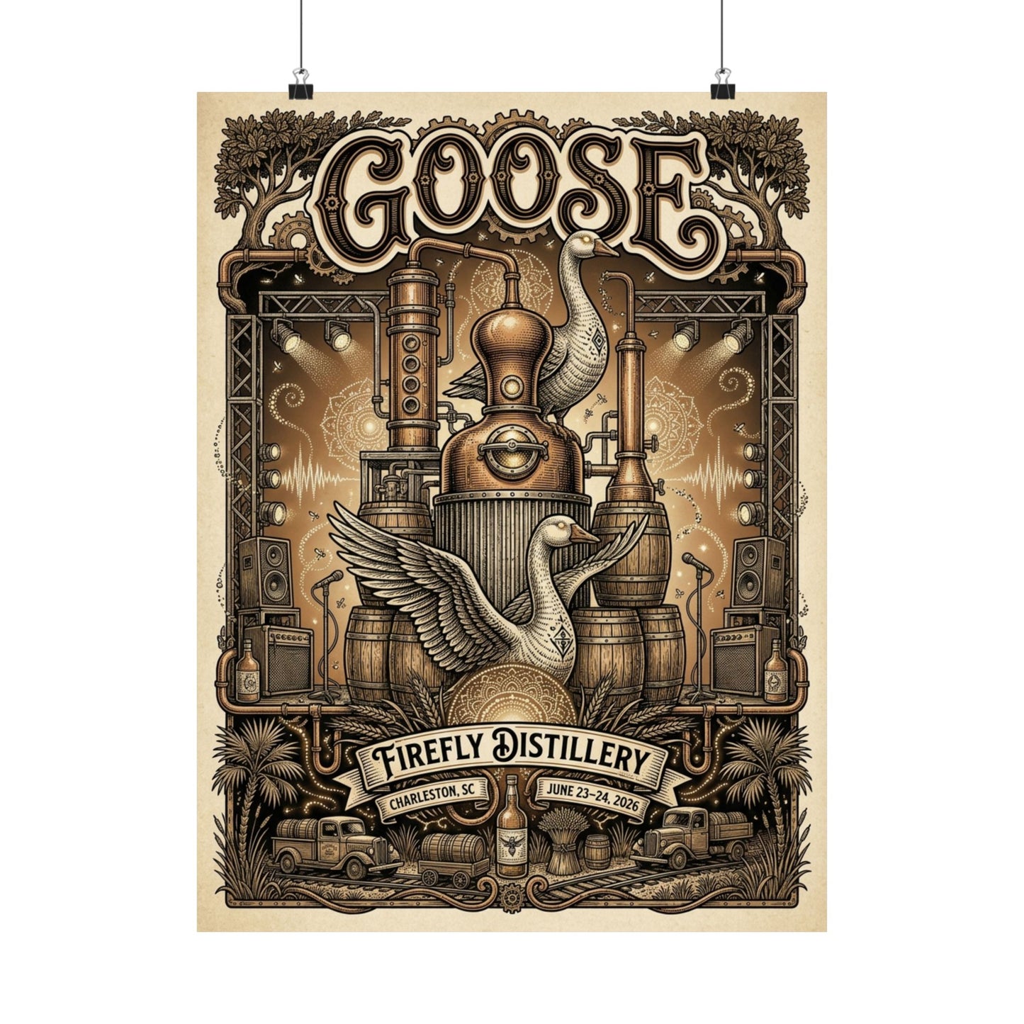Goose  | 06/23/26–06/24/26 | Charleston, SC | Concert Poster  | V2