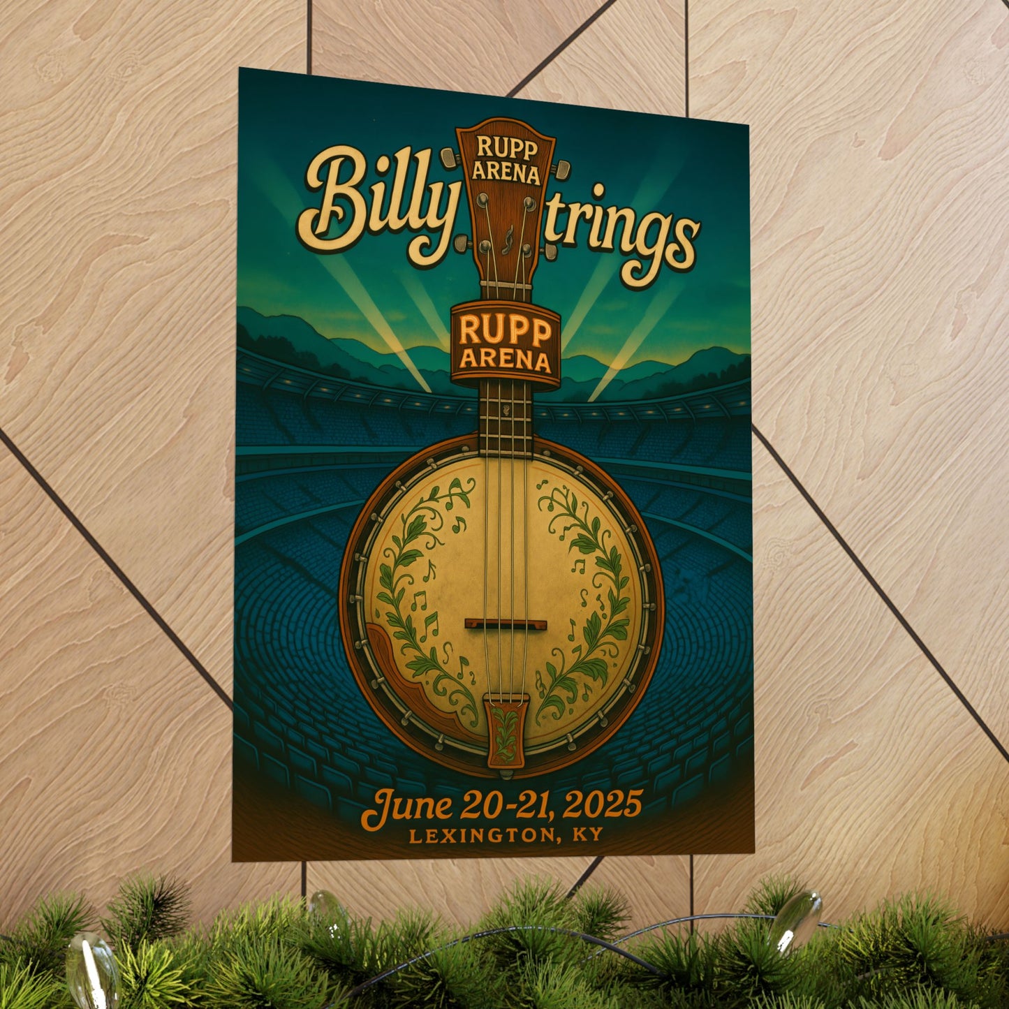 Billy Strings Lexington KY June 20-21, 2025 Concert Print