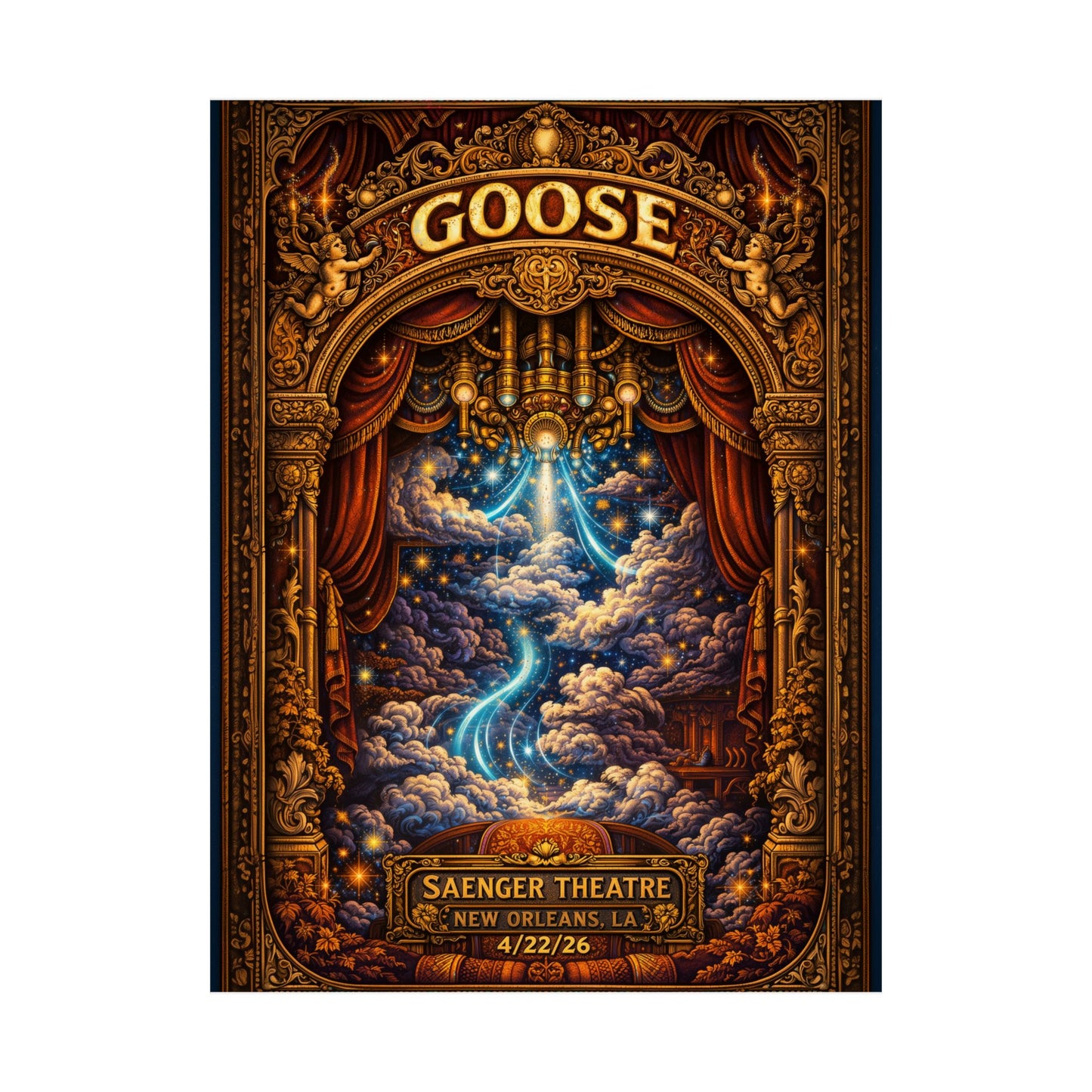 Goose  | 4/22/26 | New Orleans, LA | Concert Poster  | N2