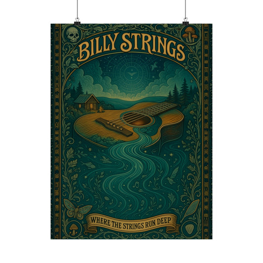 Billy Strings - Where the Strings Run Deep - Fan Made Print