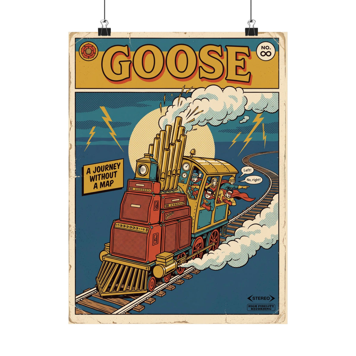 Goose | The Overbuilt Express | Band Print