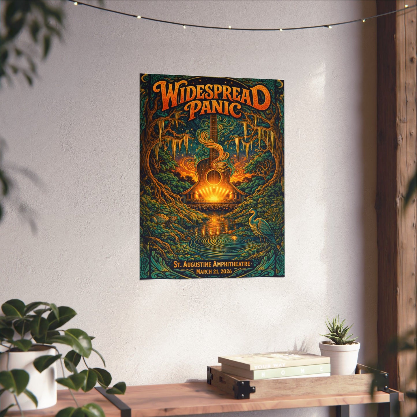 Widespread Panic | 03/21/26 | St. Augustine, FL | Concert Poster  | N2