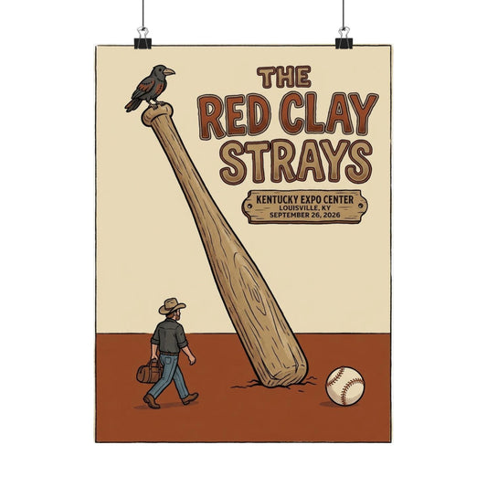 The Red Clay Strays | September 26, 2026 | Louisville, KY | Concert Poster