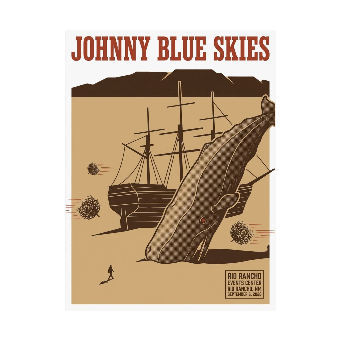Johnny Blue Skies | September 6, 2026 | Rio Rancho, NM | Concert Poster