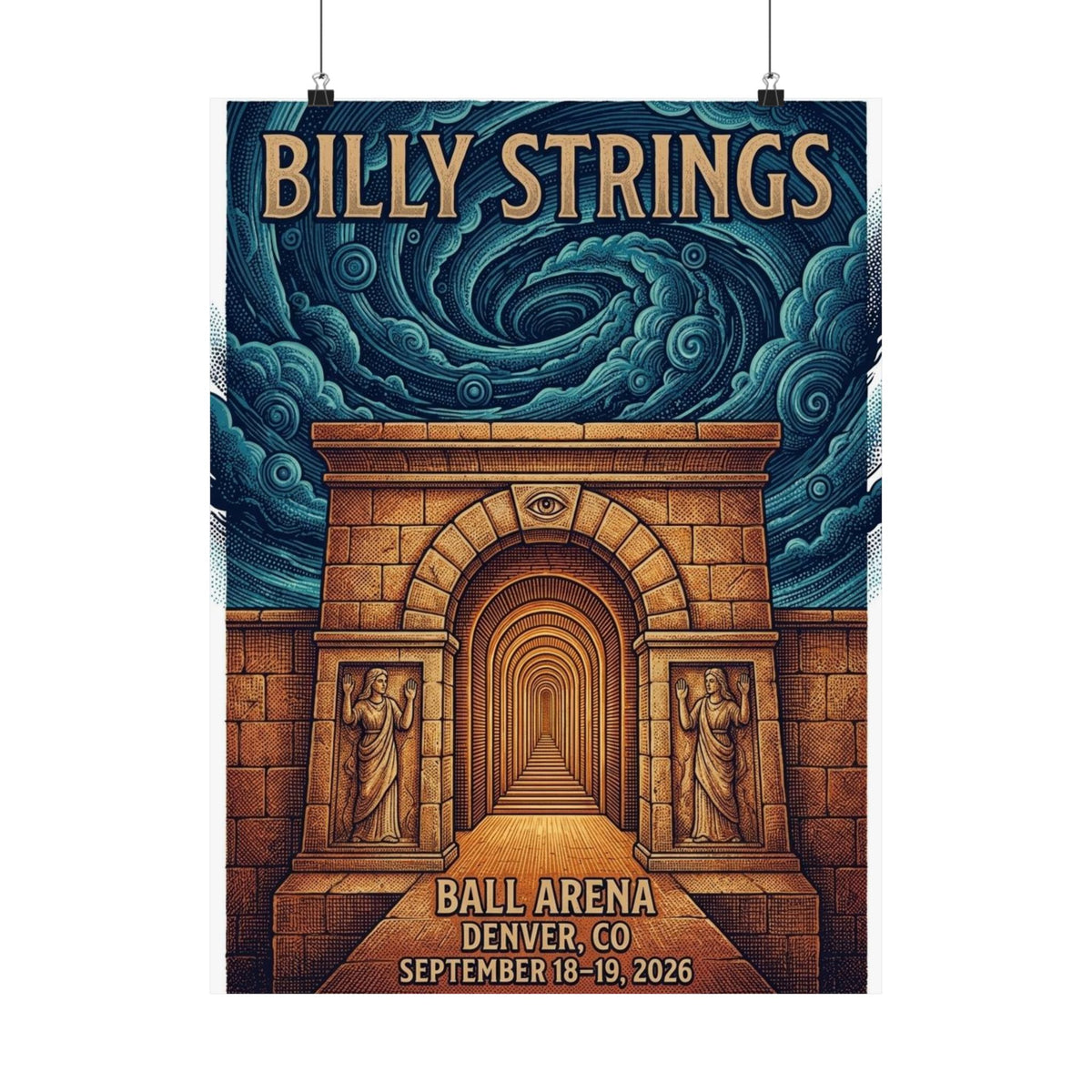 Billy Strings | September 18–19, 2026 | Denver, CO | Concert Poster V1