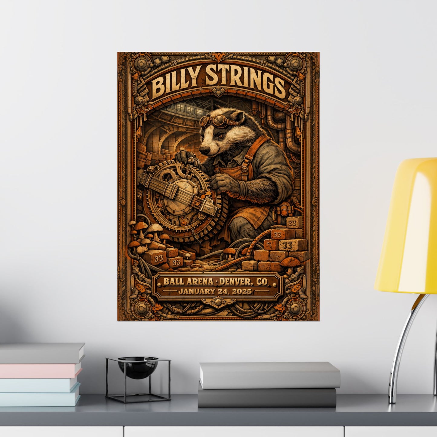 Billy Strings | 1.24.25 | Denver, CO | Concert Poster  | N1