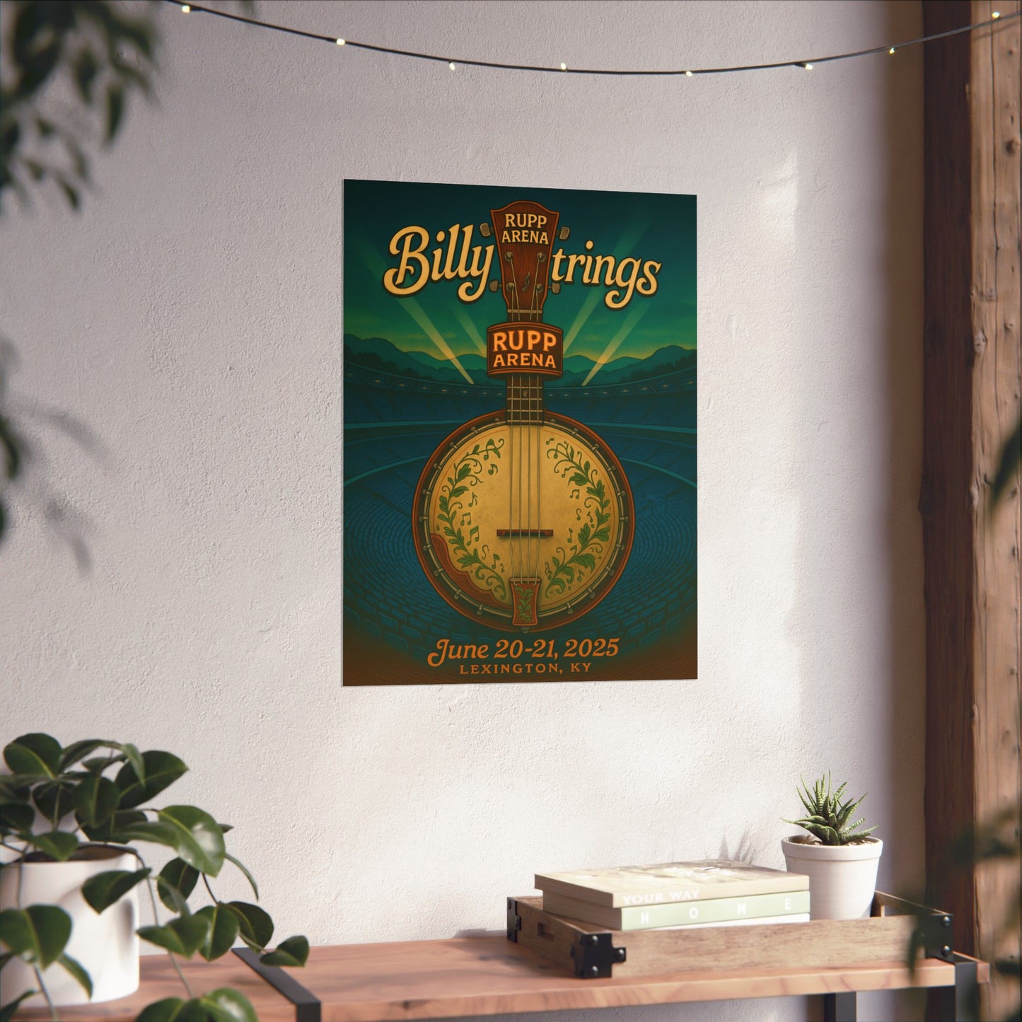 Billy Strings Lexington KY June 20-21, 2025 Concert Print