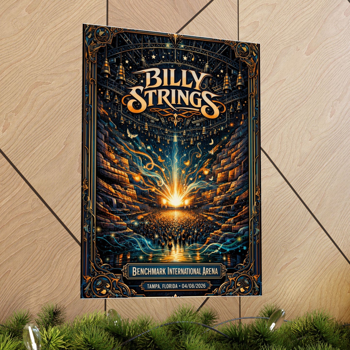 Billy Strings | 04/08/2026 | Tampa, FL | Concert Poster  | V1