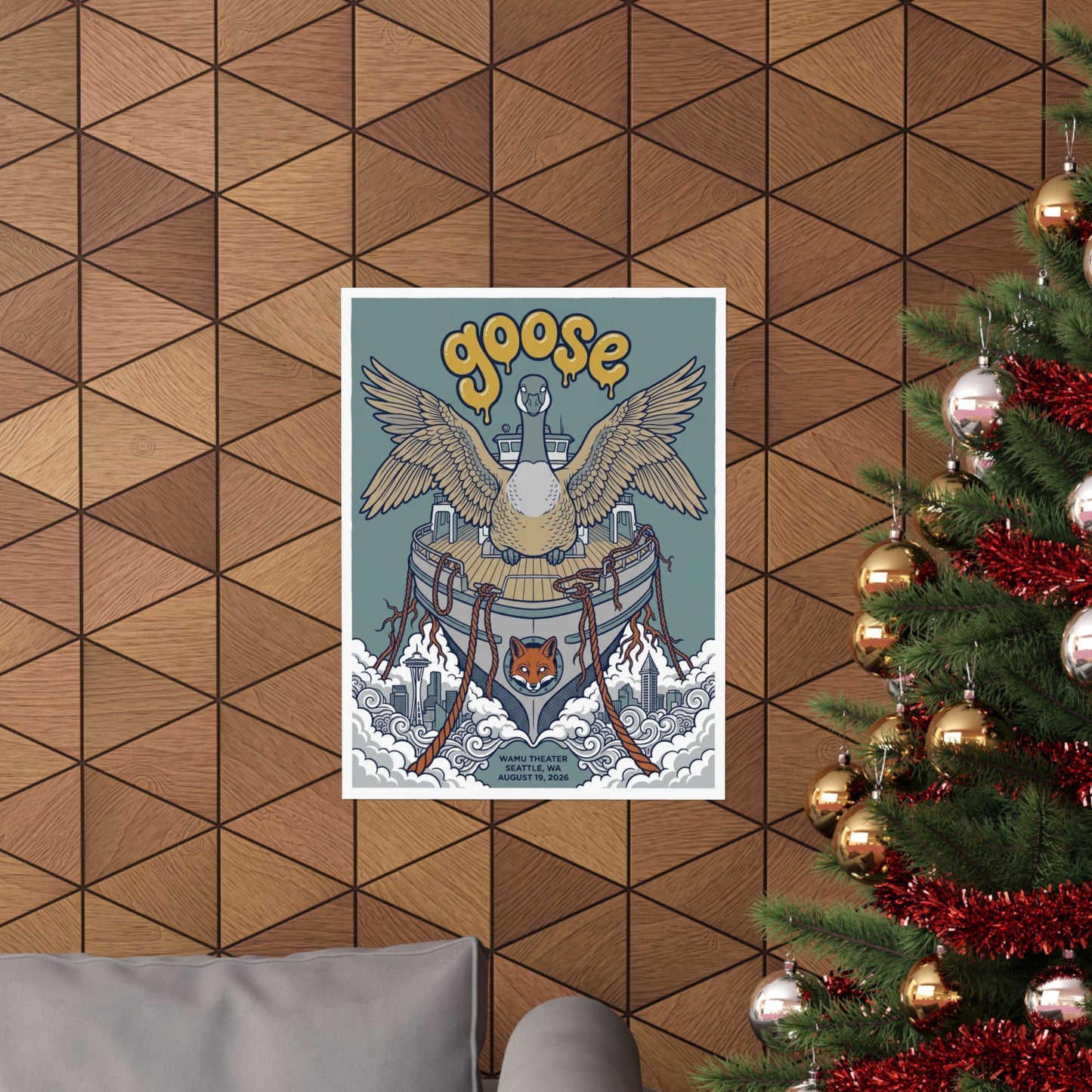 Goose | August 19, 2026 | Seattle, WA | Concert Poster