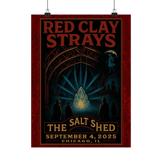 Red Clay Strays Chicago IL Concert Print | September 3rd, 2025 | Salt Shed