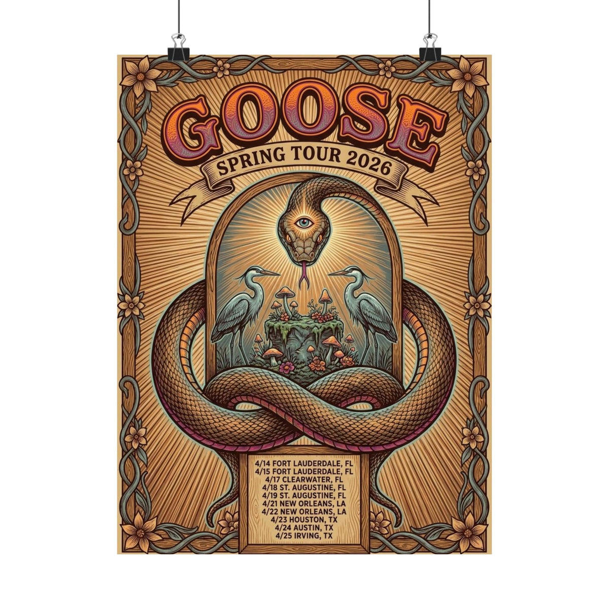 Goose | Spring Tour 2026 | Tour Poster V1