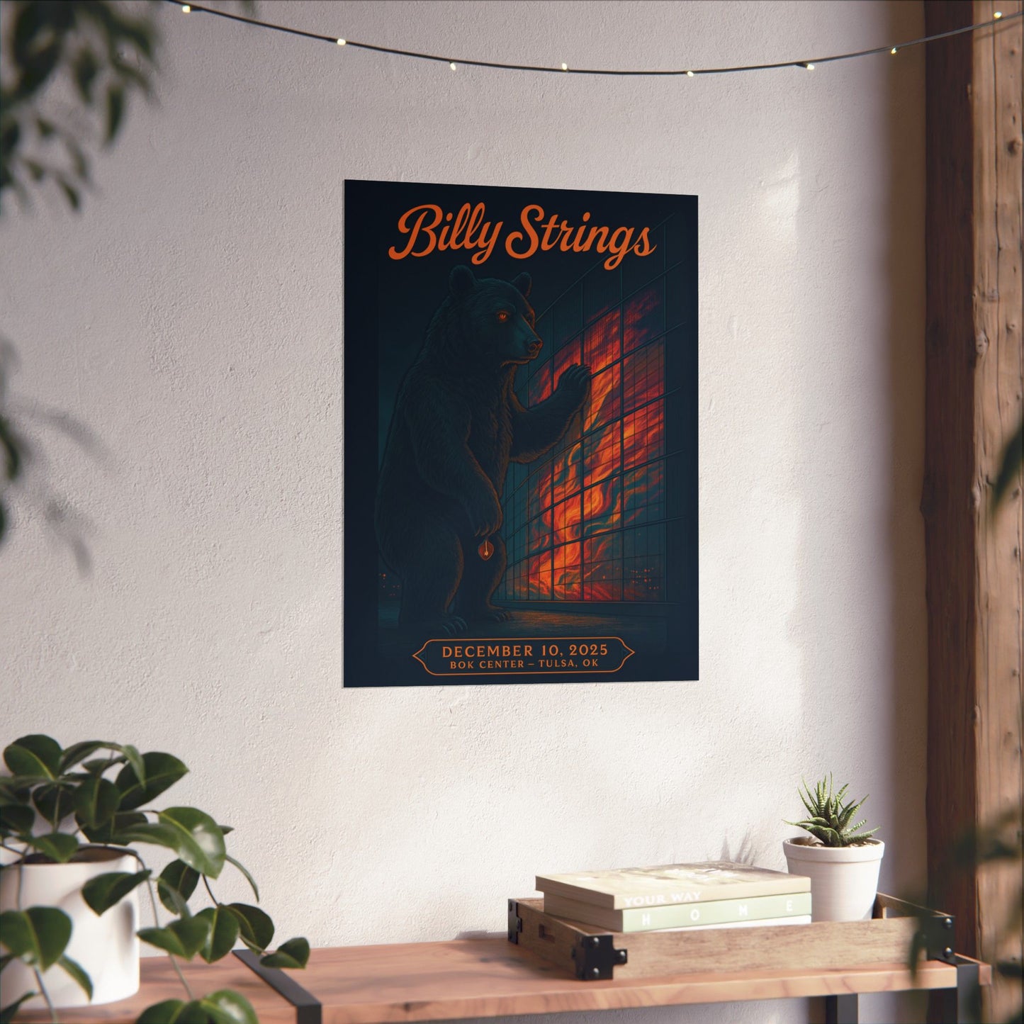 Billy Strings Tulsa OK | BOK Center | December 10, 2025 | Concert Poster | Variant 2