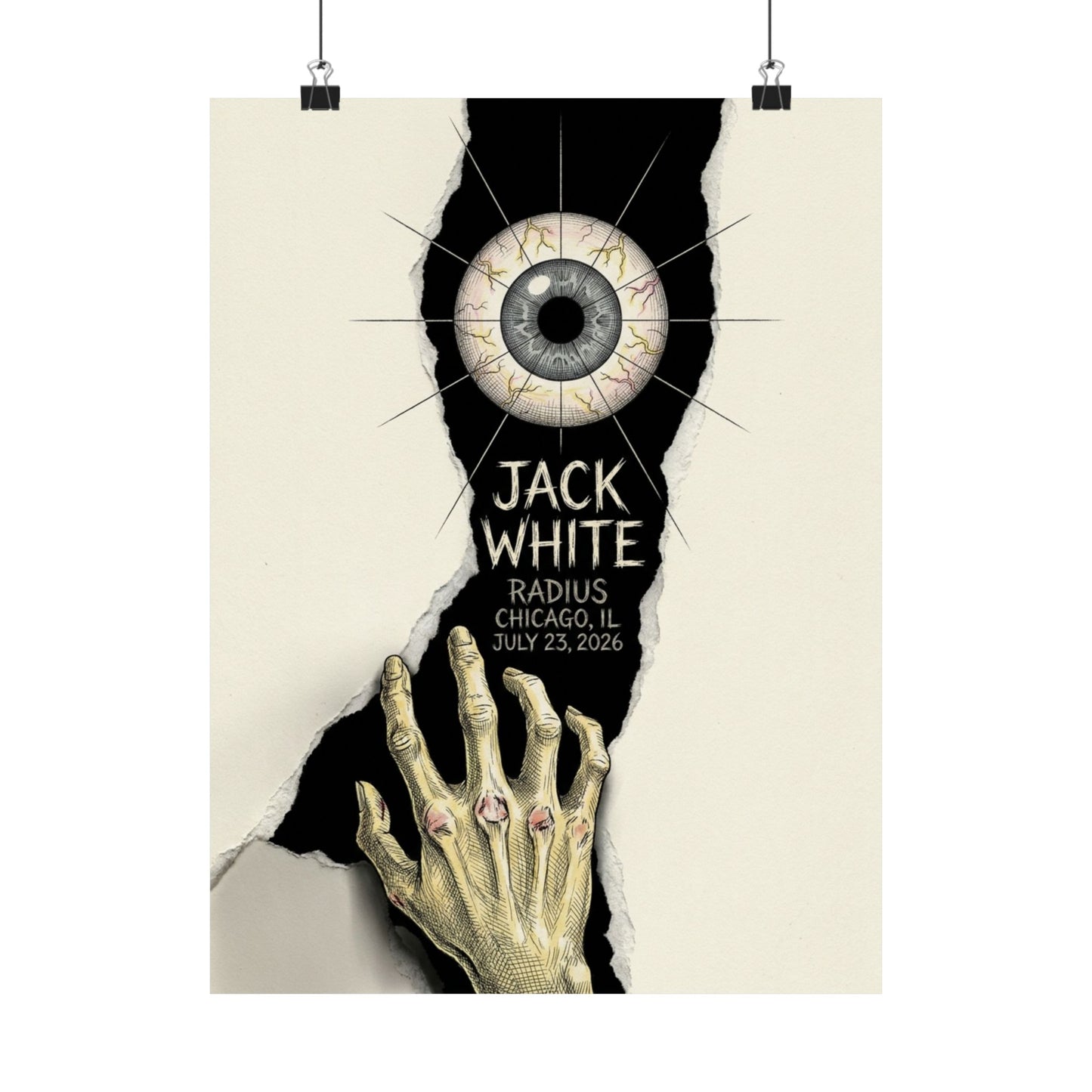 Jack White | July 23, 2026 | Chicago, IL | Concert Poster
