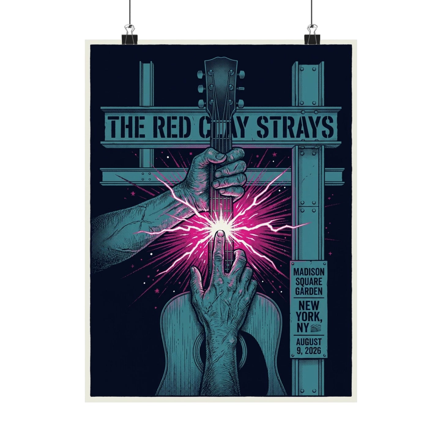 The Red Clay Strays | August 9, 2026 | NYC, NY | Concert Poster