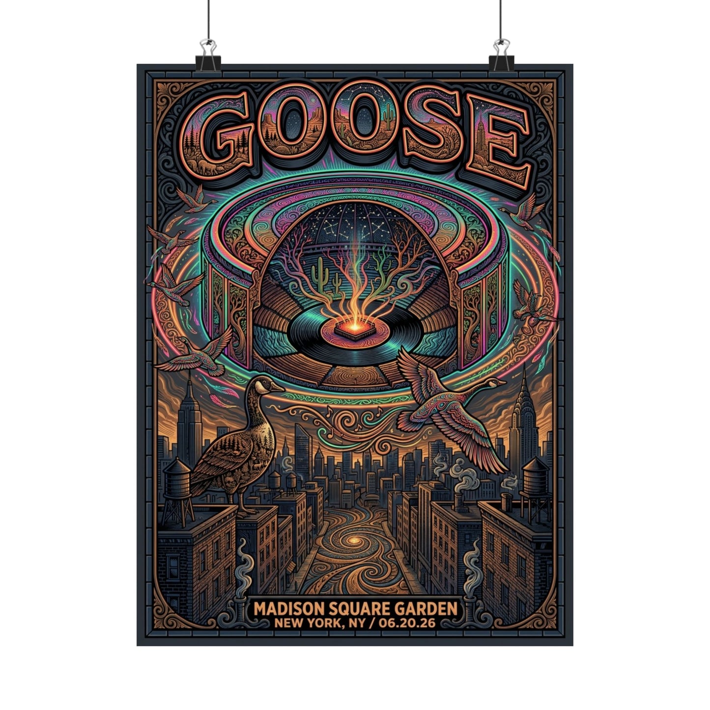 Goose  | 06/20/26 | New York, NY | Concert Poster  | N2