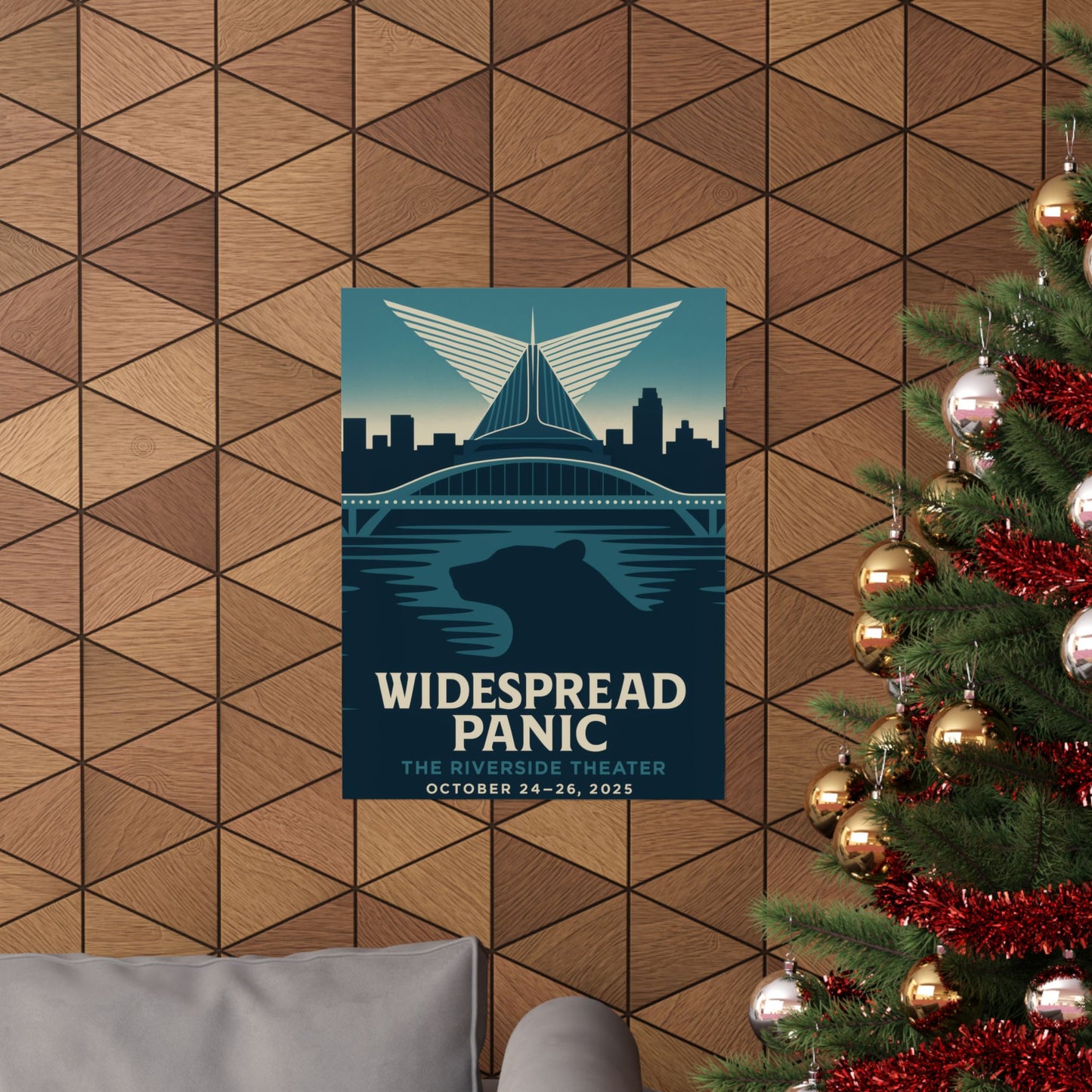 Widespread Panic Milwaukee Print Oct 2025 | Riverside Theater Fan Art Poster | Variant 1