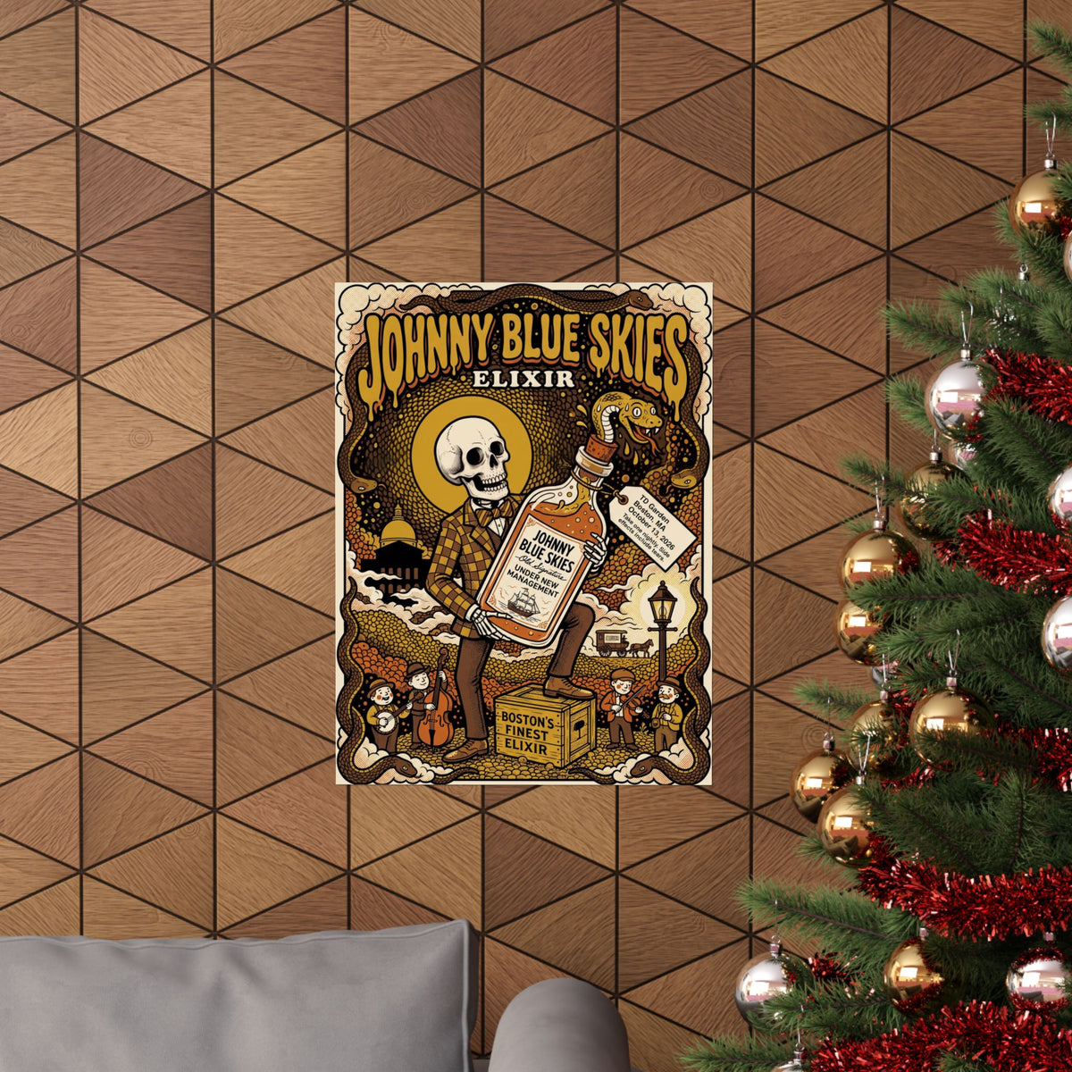 Johnny Blue Skies | October 13, 2026 | Boston, MA | Concert Poster