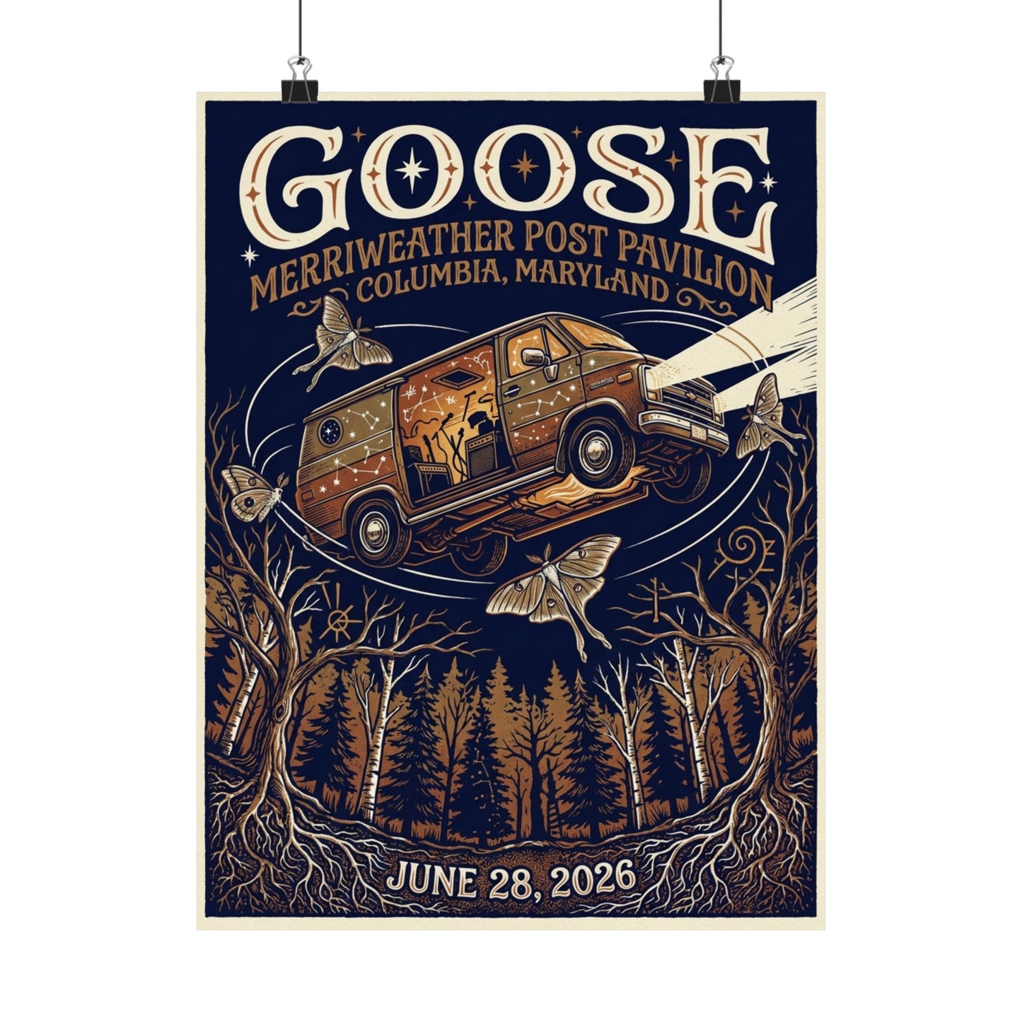 Goose  | 06/28/26 | Columbia, MD | Concert Poster  | V1
