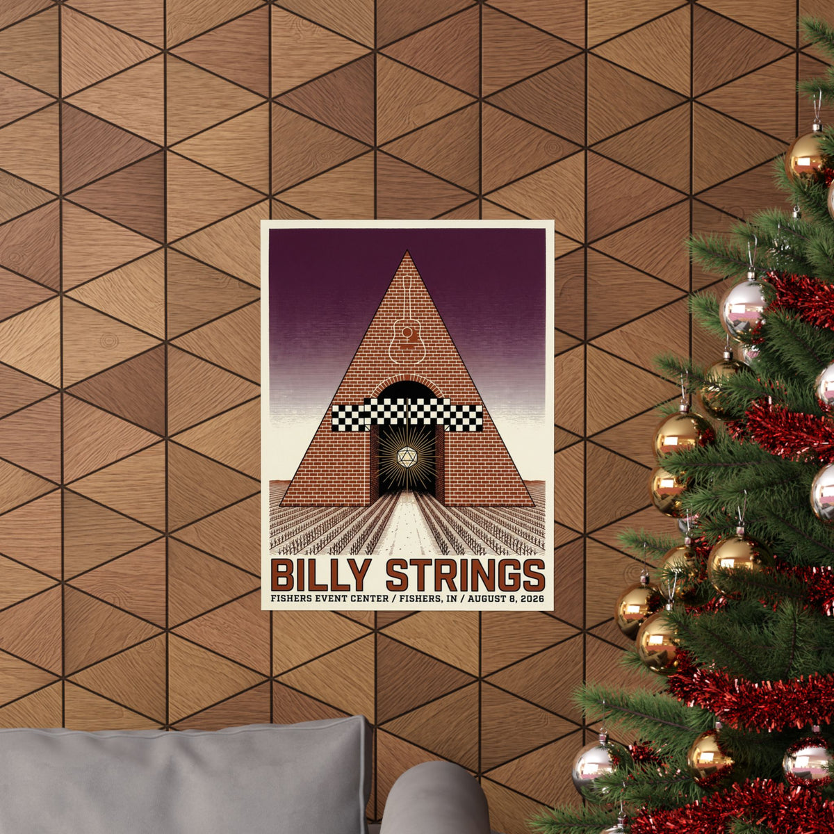 Billy Strings | August 8, 2026 | Fisher, IN | Concert Poster