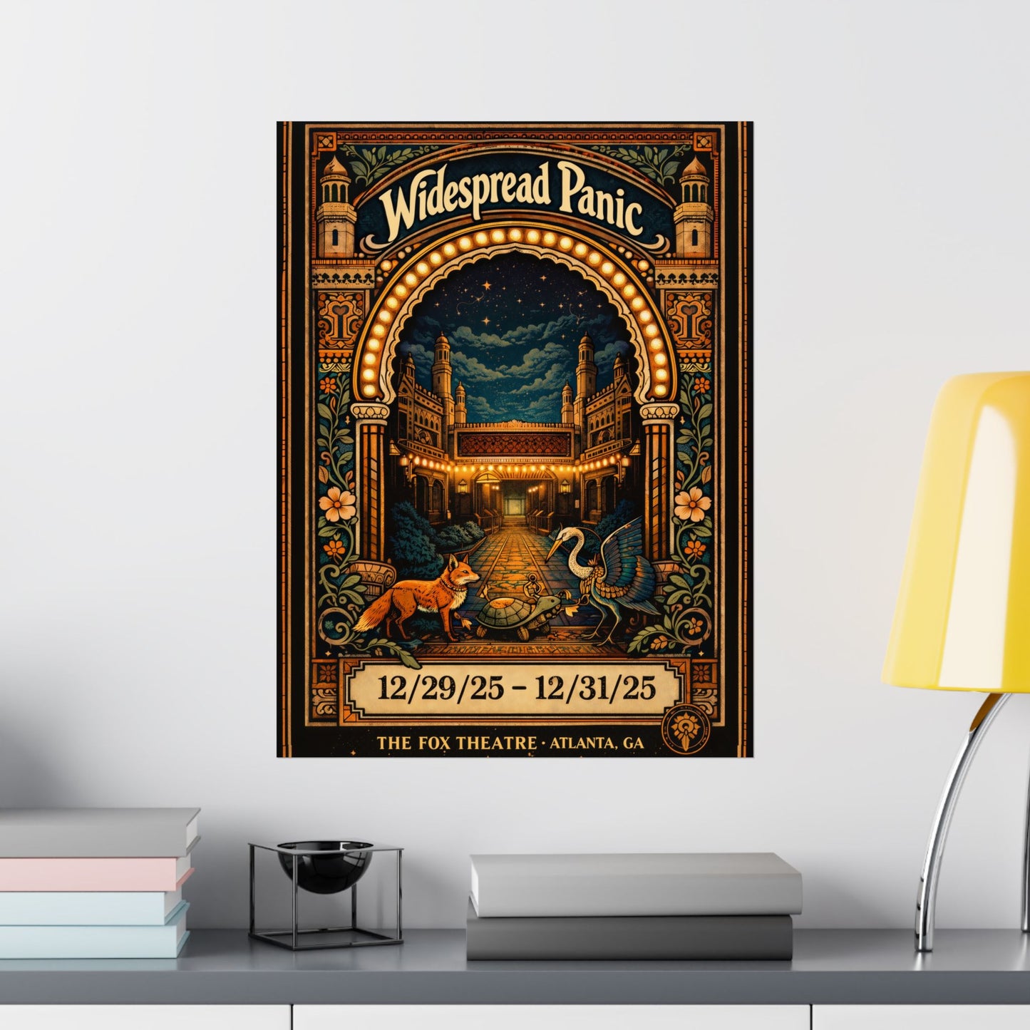 Widespread Panic | 12/29/25-12/31/25 | Atlanta, GA | Concert Poster  | V1
