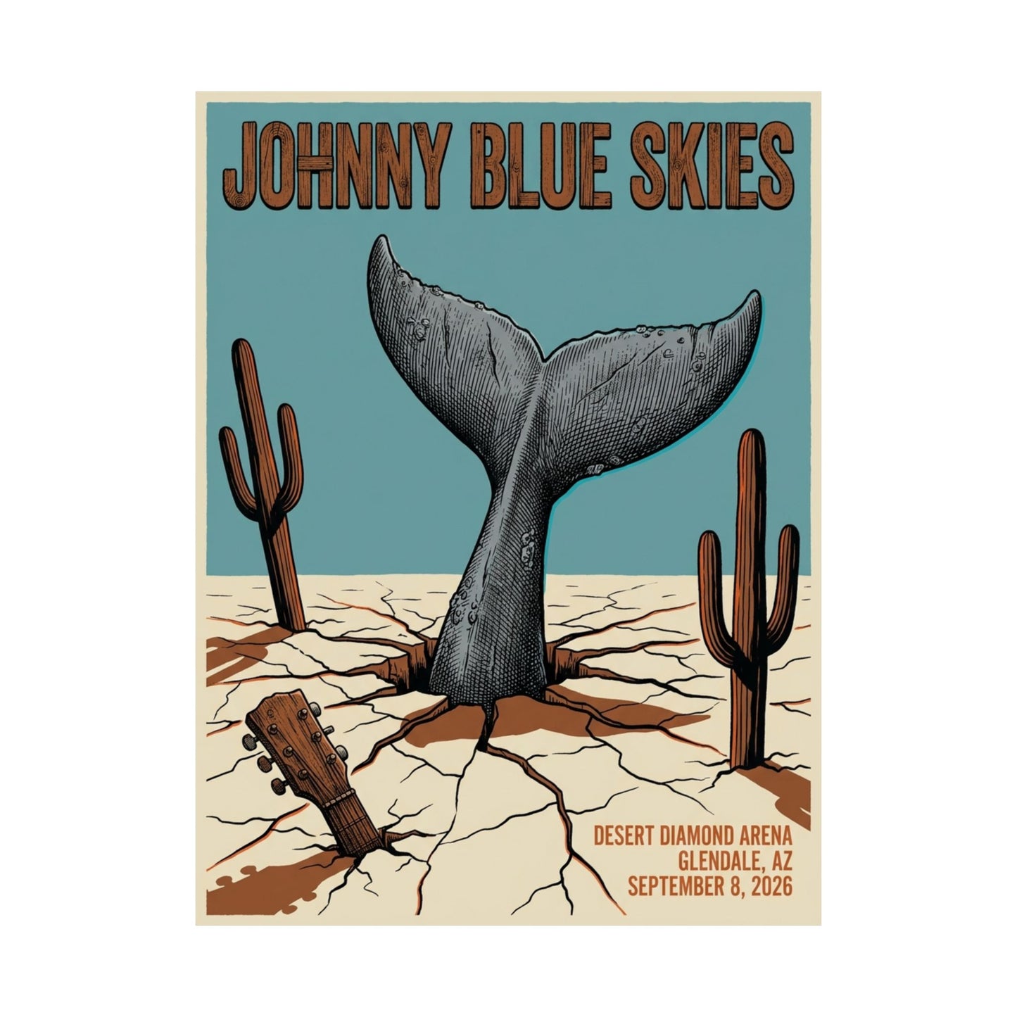 Johnny Blue Skies | September 8, 2026 | Glendale, AZ | Concert Poster