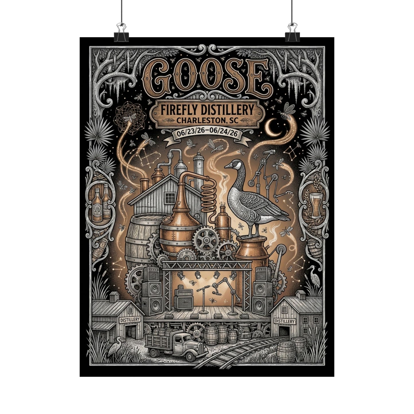 Goose  | 06/23/26–06/24/26 | Charleston, SC | Concert Poster  | V1