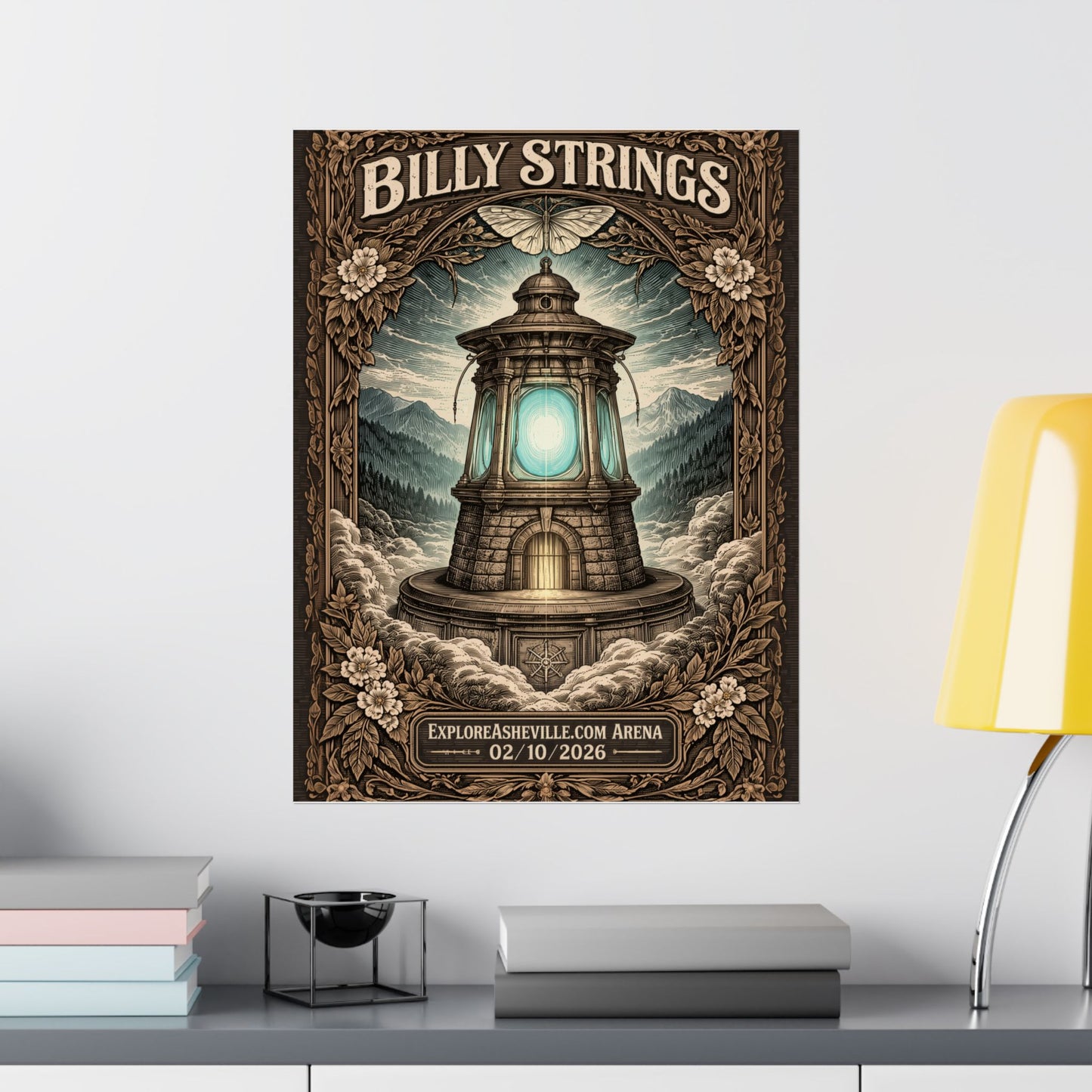 Billy Strings | 02/10/2026 | Asheville, NC | Concert Poster  | N2