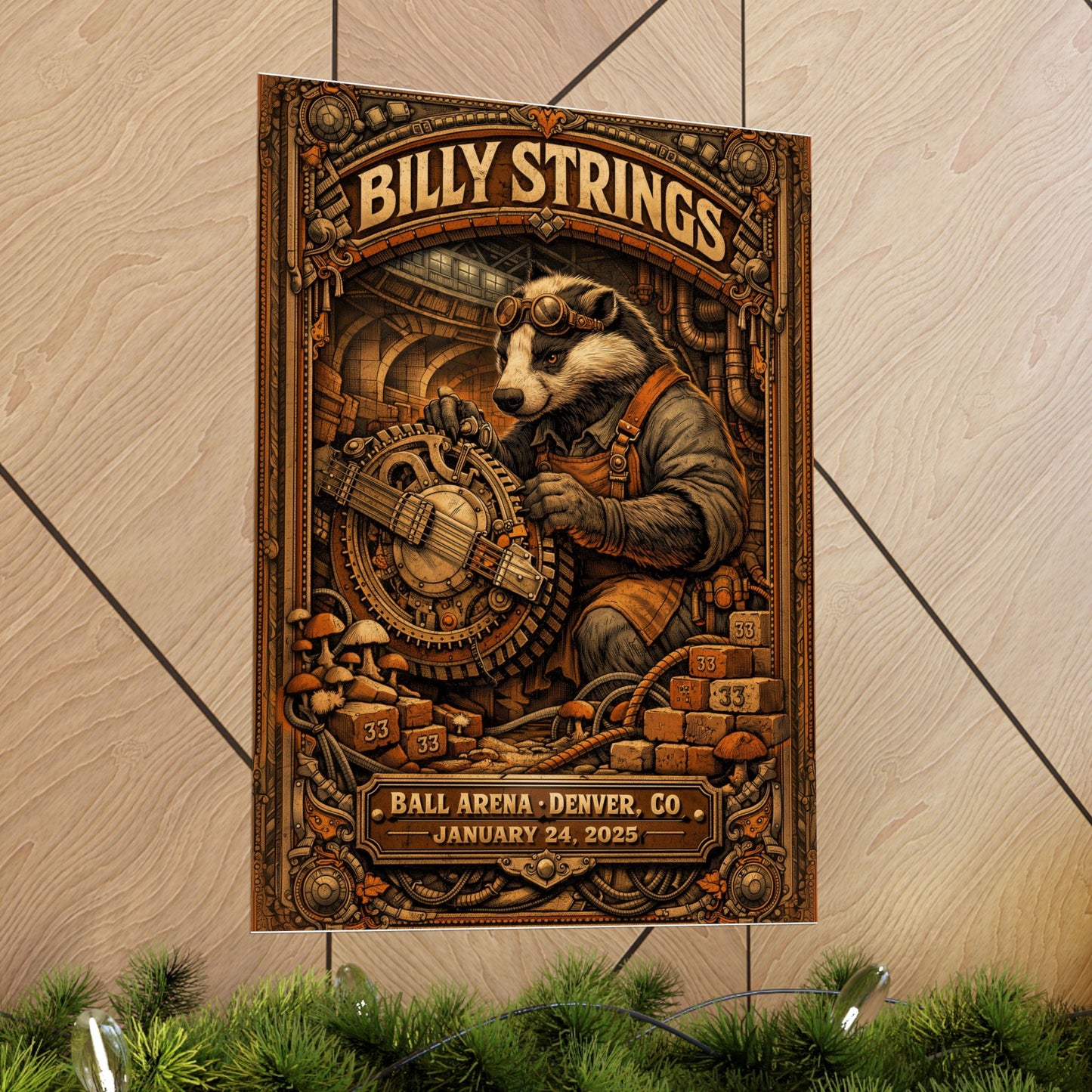 Billy Strings | 1.24.25 | Denver, CO | Concert Poster  | N1