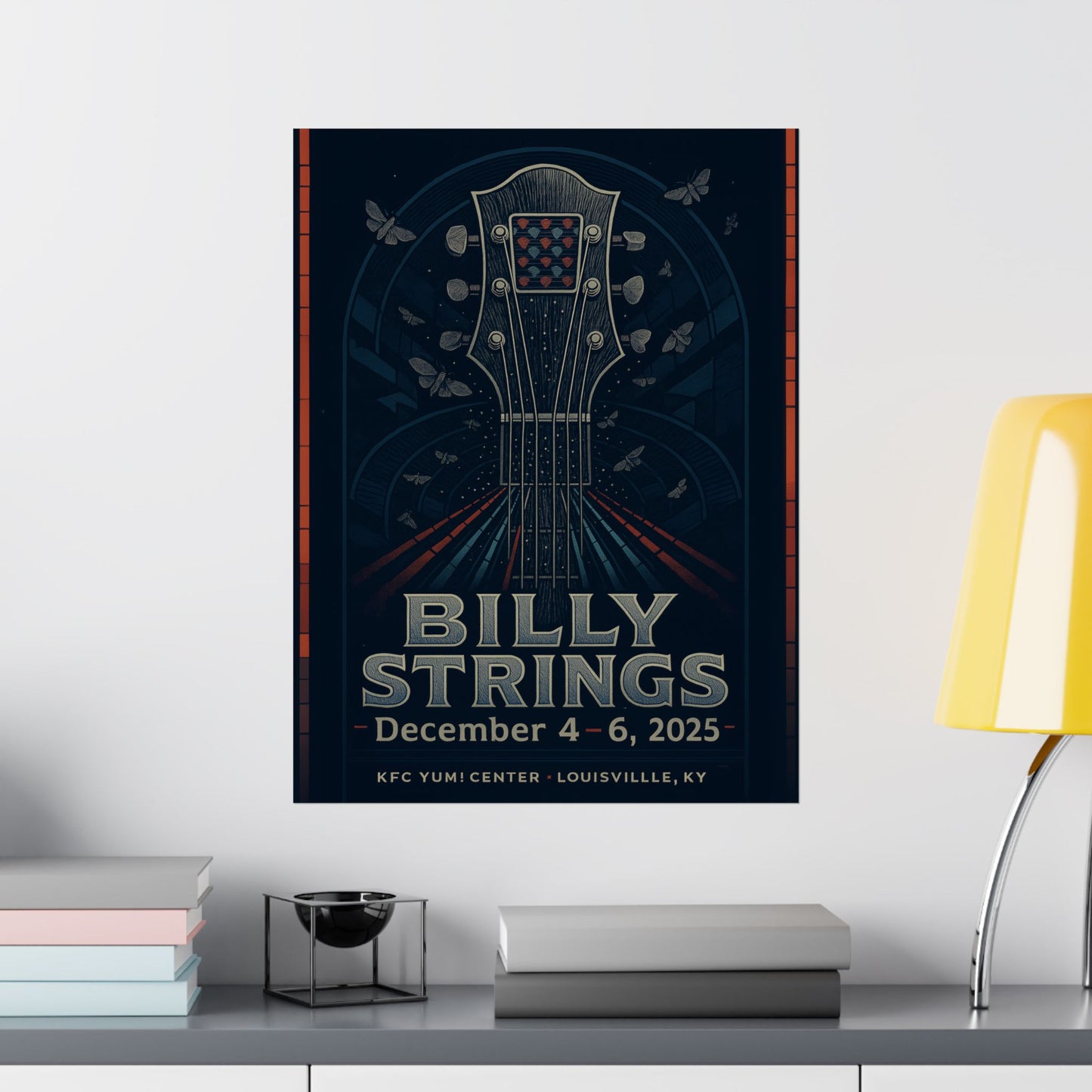 Billy Strings Louisville| December 4-6, 2025 | KFC Yum! Center |Concert Print | Variant 1