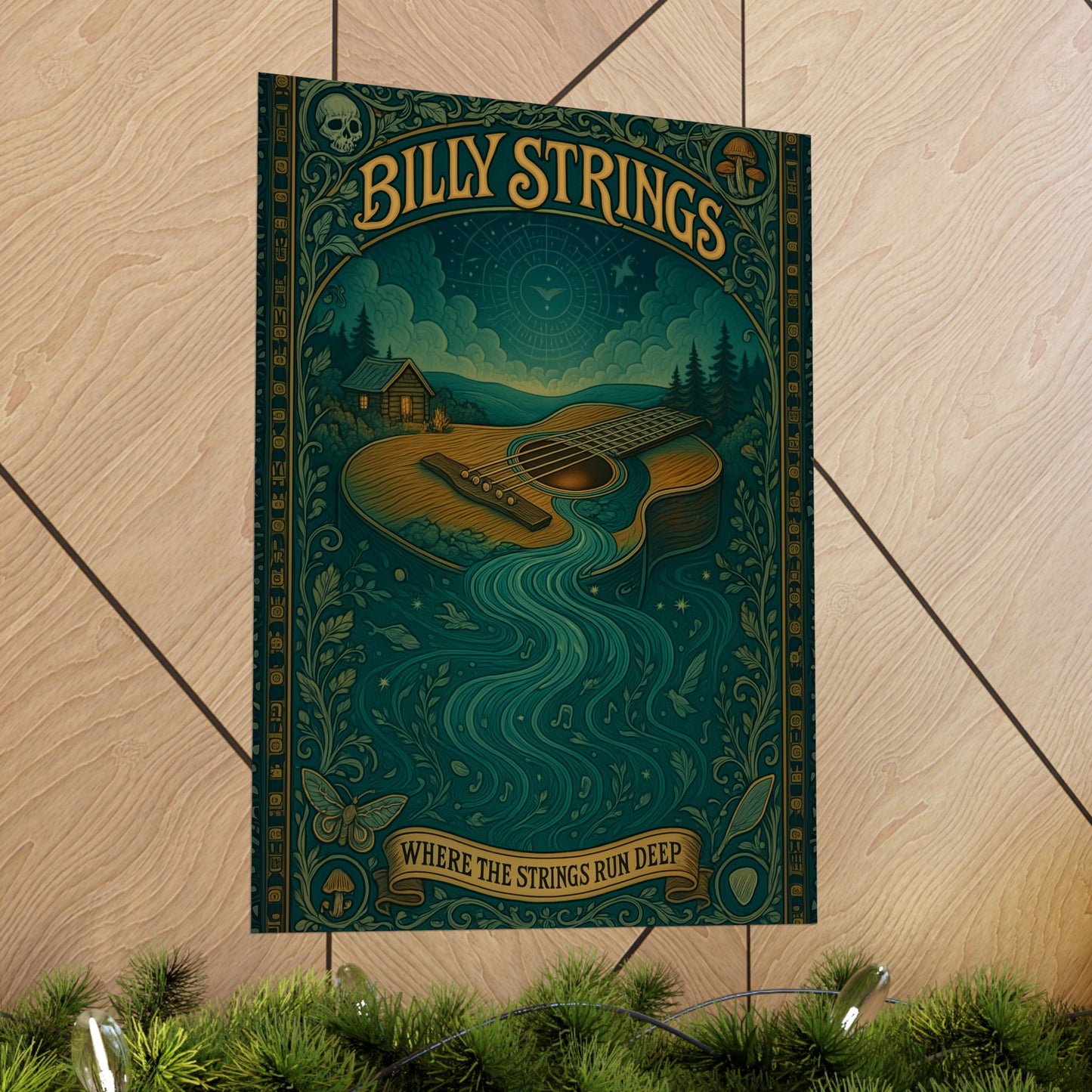 Billy Strings - Where the Strings Run Deep - Fan Made Print