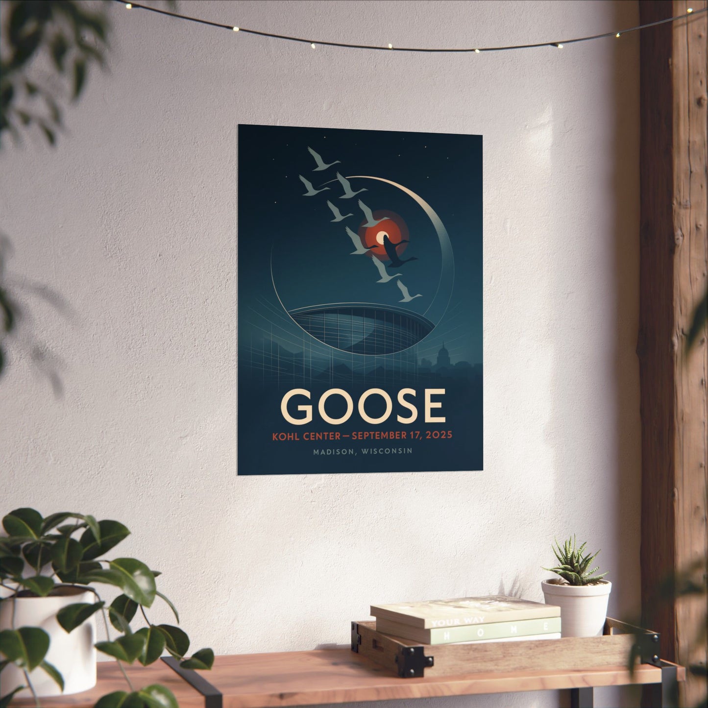Goose Kohl Center Madison WI | September 17, 2025 | Limited Edition Fan-Made Concert Poster Version 1