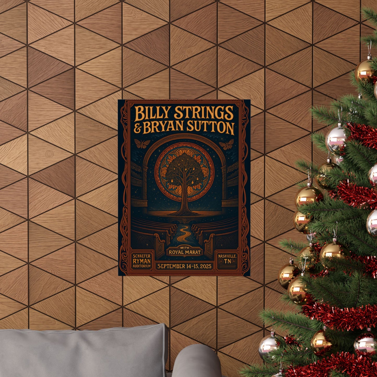 Billy Strings & Bryan Sutton Ryman Auditorium | Nashville | September 14-15, 2025 | Concert Print