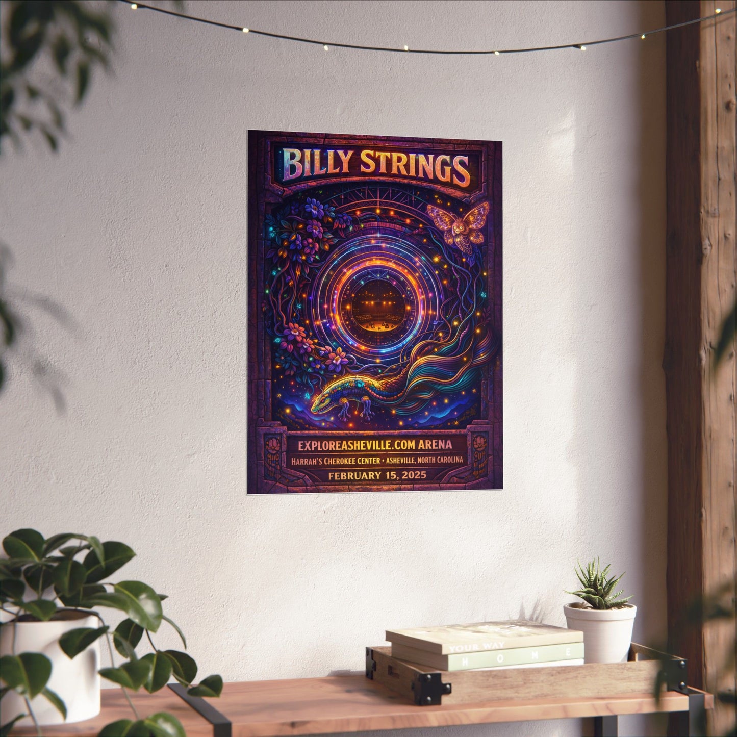 Billy Strings | 2/15/25 | Asheville, NC | Concert Poster  | N4