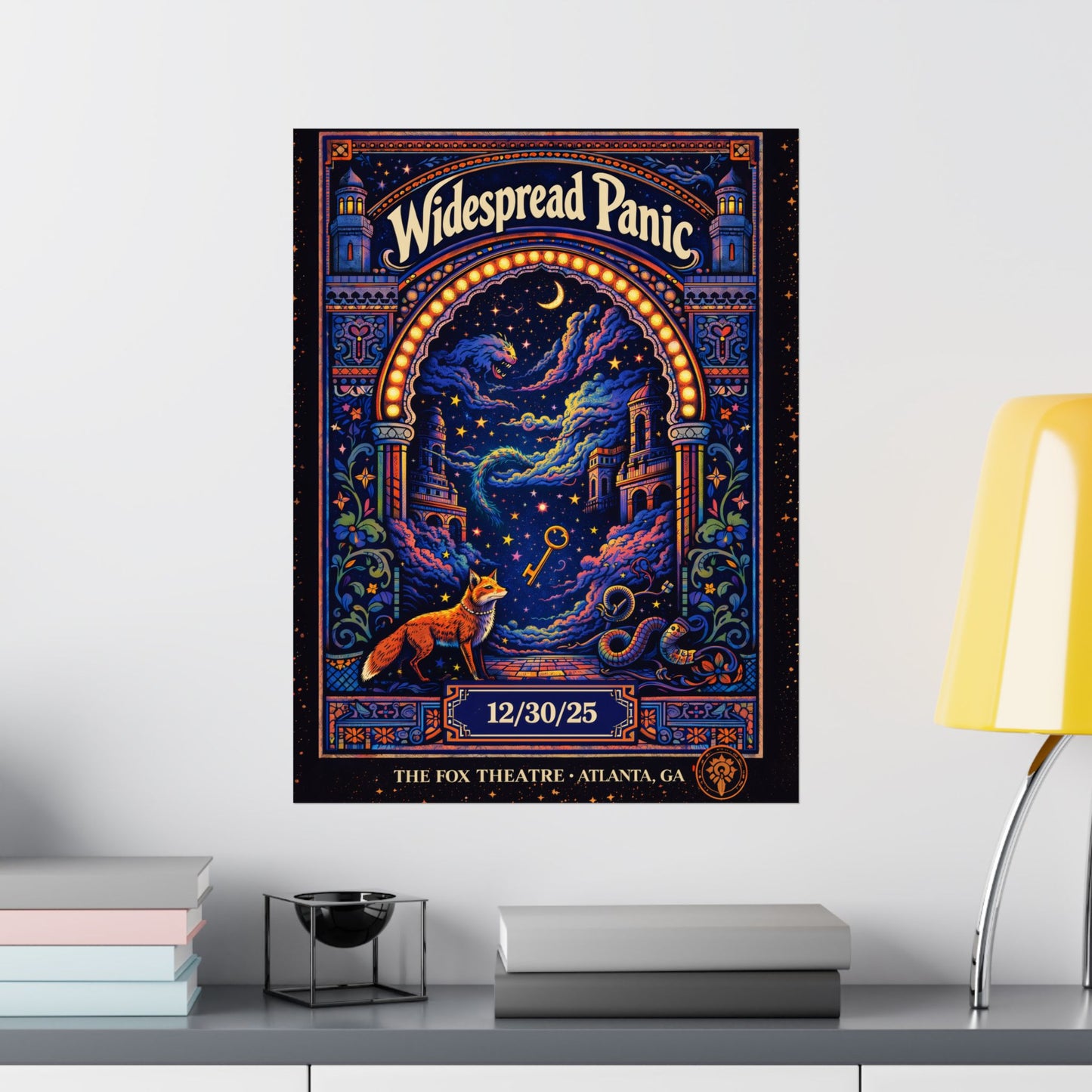 Widespread Panic | 12/30/25 | Atlanta, GA | Concert Poster  | N2